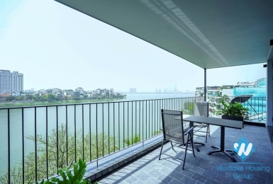 Morden and lakeview 4 bedrooms apartment for rent in Quang An st, Tay Ho